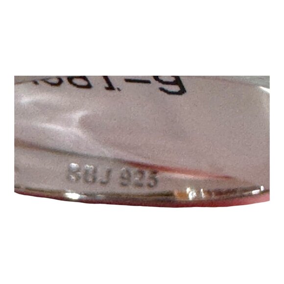 Butterfly Opal & Multicolor Rhinestone Gemstone Open Sterling Silver Ring Size 9 - Picture 4 of 10